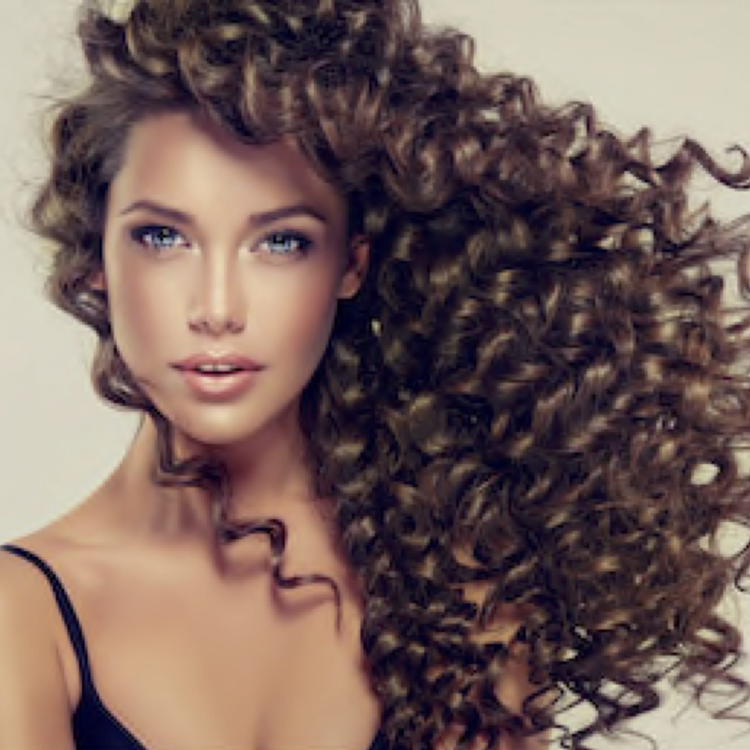 Permed hair