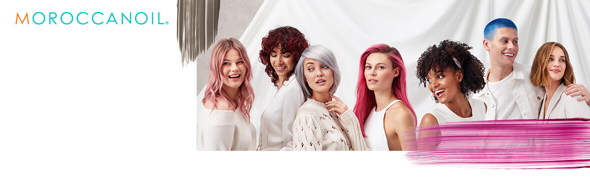 Moroccanoil hair colour models