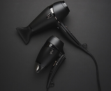 ghd hairdryers in black