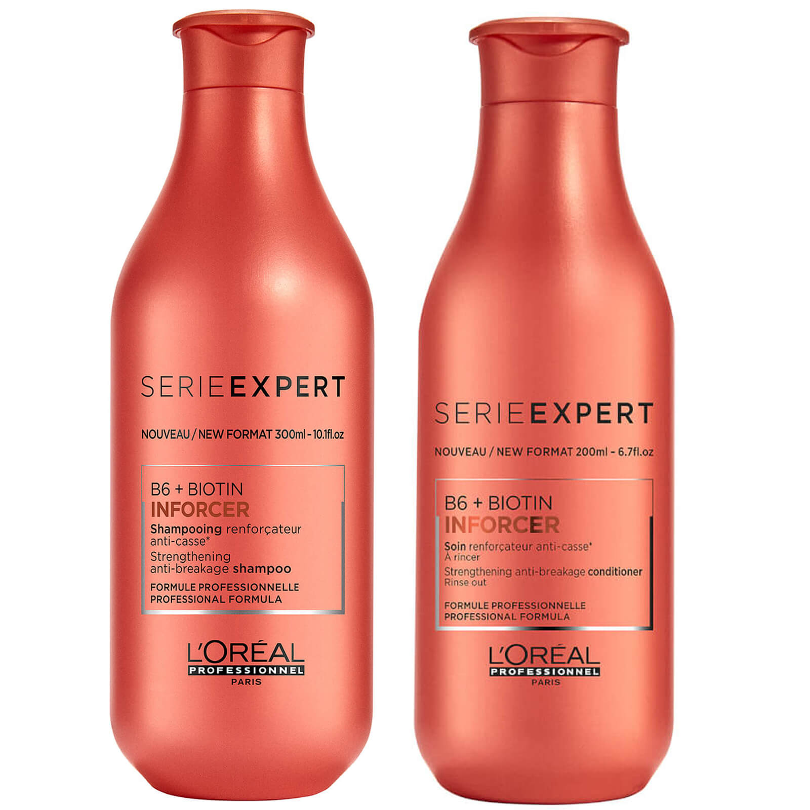 L'Oréal Serie Expert Inforcer shampoo and conditioner
