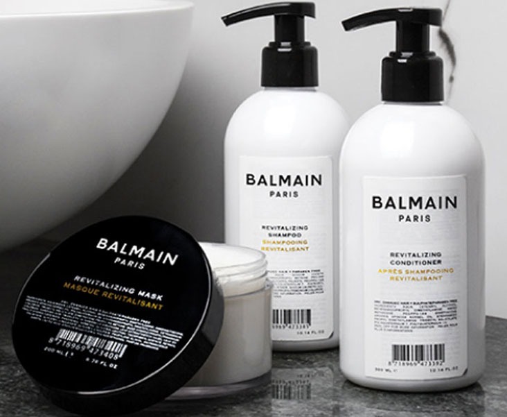 balmain moisture shampoo, conditioner and mask