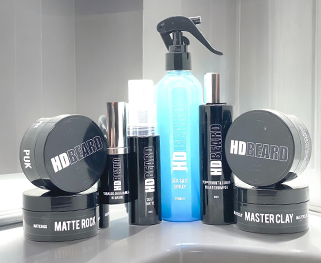 a selection of HD Beard products