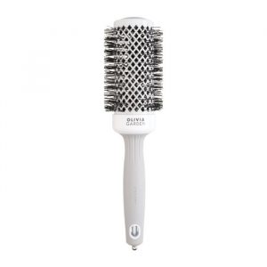 Olivia Garden Expert Blowout Shine Brush White and Grey 45